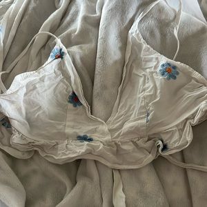 cute flower crop top